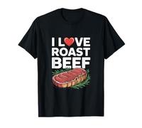 I Love Roast Beef Meat Lover BBQ Barbecue Grill T-Shirt