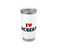I Love Robert - I Heart Robert Stainless Steel Insulated Tumbler