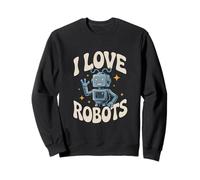 I Love Robots Enthusiasts Spark Joy Sweatshirt