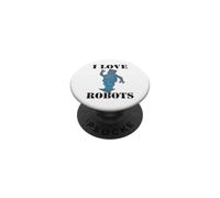 I love Robots, Robot PopSockets Adhesive PopGrip