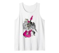 I Love Rock And Roll Guitar Angel Wings Tank Top