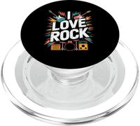 I Love Rock Expressive Musical Passion PopSockets PopGrip for MagSafe