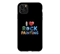 I Love Rock Painting Funny Rock Painter Artist Design Case for iPhone 11 Pro Max