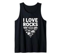 I Love Rocks Geologist Enthusiast Humor Tank Top