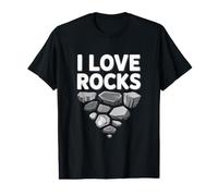 I Love Rocks Geologist Enthusiast Humor Value Graphic T-Shirt