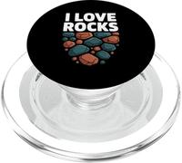 I Love Rocks Geology Enthusiast Design PopSockets PopGrip for MagSafe