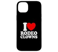 I Love Rodeo Clowns Red Heart Rodeo Clowns Case for iPhone 14 Plus