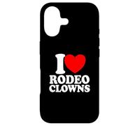 I Love Rodeo Clowns Red Heart Rodeo Clowns Case for iPhone 17