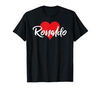 I Love Ronaldo First Name Tshirt I Heart Named T-Shirt