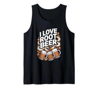 I Love Root Beer Mug Cheers Lovers Tank Top