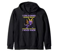 I Love Rumors I Always Find Out - Dragon Zip Hoodie