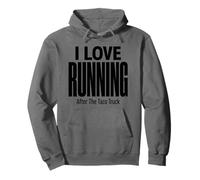 I Love Running After The Taco Truck Funny Runner Mexican Ran Pullover Hoodie