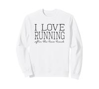 I Love Running after the taco truck - Funny Workout Sweatshirt