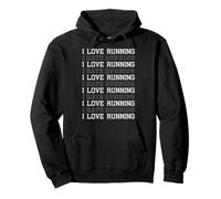 I Love Running And I hate running Pullover Hoodie