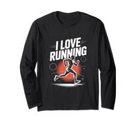 I Love Running Fitness Motivation Apparel Long Sleeve T-Shirt