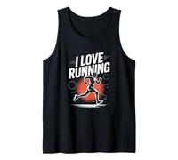 I Love Running Fitness Motivation Apparel Tank Top