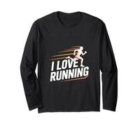 I Love Running Passionate Runner Spirit Long Sleeve T-Shirt
