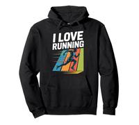 I Love Running Passionate Runner Spirit Pullover Hoodie