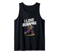 I Love Running Passionate Runner Spirit Tank Top