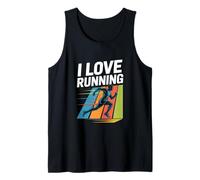 I Love Running Passionate Runner Spirit Tank Top