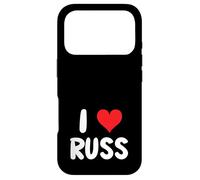 I Love Russ - Heart - Name Case for iPhone 17 Pro