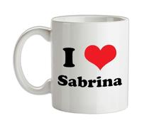 I Love Sabrina - 10oz - Ceramic Mug for Coffee/Tea