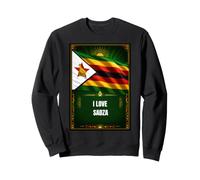 I Love Sadza Everyday, Zimbabwe Flag Sweatshirt