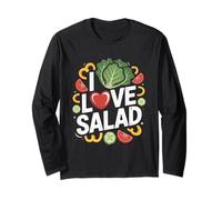 I Love Salad Fresh Veggie Delight Long Sleeve T-Shirt