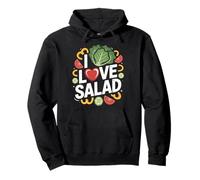 I Love Salad Fresh Veggie Delight Pullover Hoodie