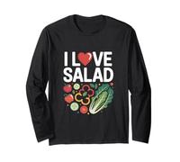 I Love Salad Fresh Veggie Lovers Delight Long Sleeve T-Shirt