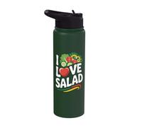 I Love Salad Fresh Veggie Passion Delight Stainless Steel Insulated Water Bottle