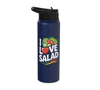 I Love Salad Fresh Veggie Passion Delight Stainless Steel Insulated Water Bottle