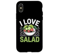 I Love Salad Veggies Veganism World Vegan Day Case for iPhone X/XS