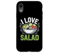 I Love Salad Veggies Veganism World Vegan Day Case for iPhone XR