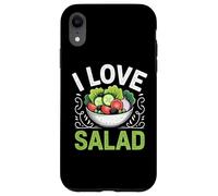 I Love Salad Veggies Veganism World Vegan Day Case for iPhone XR