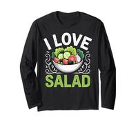 I Love Salad Veggies Veganism World Vegan Day Long Sleeve T-Shirt