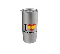 I Love Salamanca Spain Heart Spanish Flag Stainless Steel Insulated Tumbler