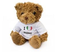 I LOVE SALERNO (ITALY FLAG) - Teddy Bear - Cute Cuddly Soft - Gift Present