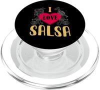 I Love Salsa and Latin Music is the Best for Salsa Dance PopSockets PopGrip for MagSafe