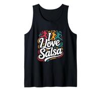I Love Salsa Dance Enthusiast Joy Tank Top