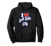 I Love Salt Lake City Utah Pullover Hoodie