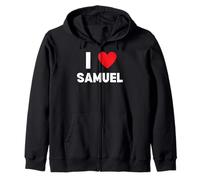 I Love Samuel Zip Hoodie