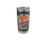 I Love San Francisco Golden Gate Bridge Stainless Steel Insulated Tumbler
