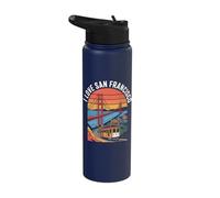 I Love San Francisco Golden Gate Bridge Stainless Steel Insulated Water Bottle