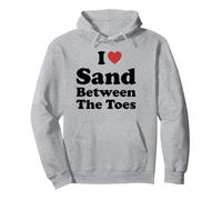 I Love Sand Between The Toes Pullover Hoodie