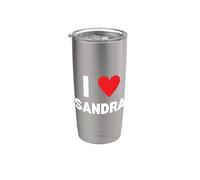 I Love Sandra Stainless Steel Insulated Tumbler