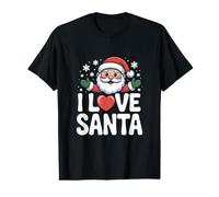 I Love Santa Christmas Holiday Joy Value Graphic T-Shirt