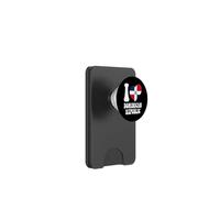 I Love Santo Domingo Dominican Republic Flag Heart Graphic PopSockets PopWallet for MagSafe