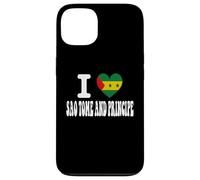 I Love SAO TOME AND PRINCIPE Heart Flag Travel Souvenir Case for iPhone 13