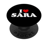 I Love Sara - Heart PopSockets Adhesive PopGrip